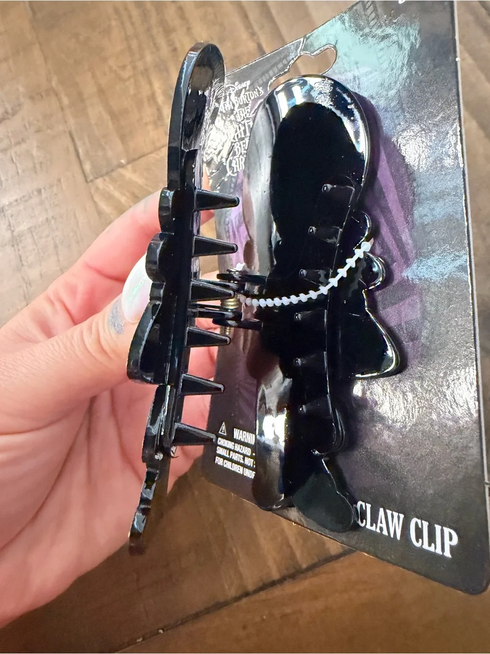 Disney The Nightmare Before Christmas Jack Skellington claw clip new